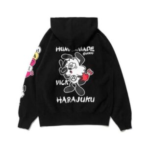 Human Made Vick Pizza Hoodie Black